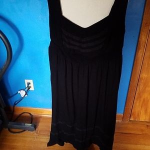 Hi low black dress 3x
